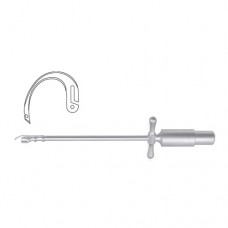 Young Ligature Needle Holder Complete With Needle Ref:- SU-831-01 Stainless Steel, 24.5 cm - 9 3/4"